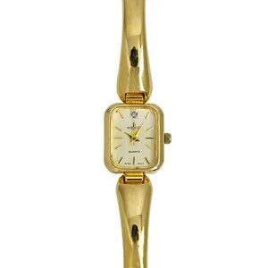 Berenger Swiss Ladies 18k Gold Plated Vintage 90's Dainty Bangle Wrist Watch